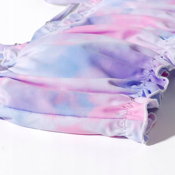 DWUCZĘŚCIOWY STRÓJ KĄPIELOWY BIKINI OPASKA BANDEAU FIGI KOSTIUM PLAŻA BASEN zdjęcie 5