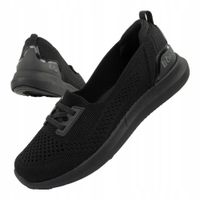 Buty damskie Lee Cooper 3198L sportowe wsuwane ażurowe wygodne czarne 36