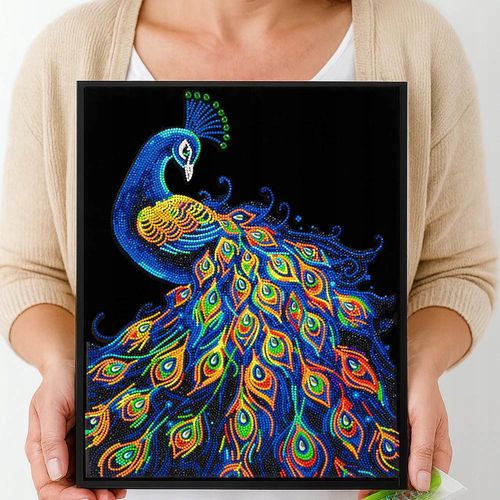 diamond dotz adults flocked neon peacock 3579 na Arena.pl