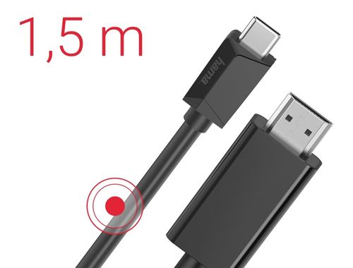 Kabel HAMA USB typ C - HDMI 4K 1,5 m na Arena.pl