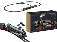 Kolejka Elektryczna Pociąg Towarowy Tor XXL Lokomotywa Dym Dżwięk Światło 3