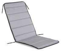 Poduszka pikowana na krzesło z pianki 50x50x80 cm ciemnoszara