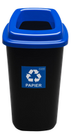 Kosz do segregacji SORTBIN 45L niebieski na papier