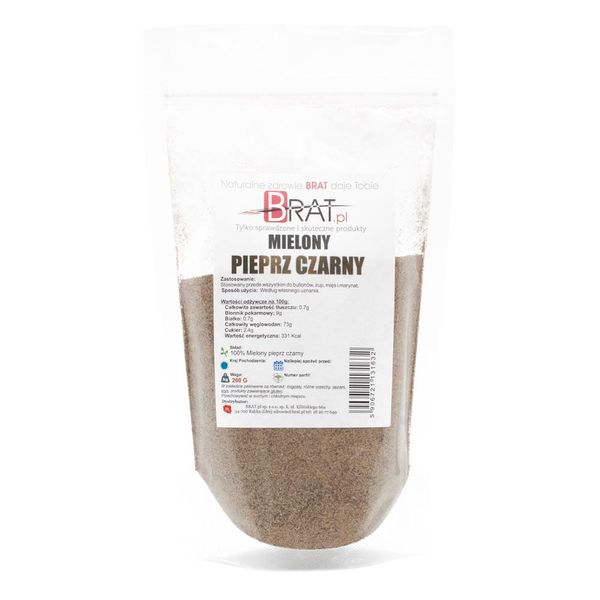 Pieprz czarny mielony 200g zdjęcie 1