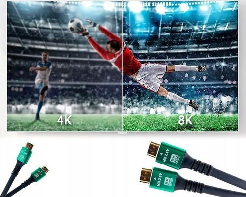 Kabel PRZEWÓD ZŁĄCZE ULTRA HIGH SPEED 2.1 UHD 8K 4K 8 m POZŁACANY HDMI HDMI na Arena.pl