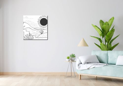 Obraz 60x60cm Linearny Pejzaż na Arena.pl