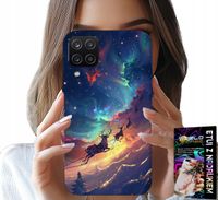 ETUI DO SAMSUNG GALAXY A22 5G - RENIFEREK SŁODKI RENIFER ŚWIĄTECZNY WZÓR