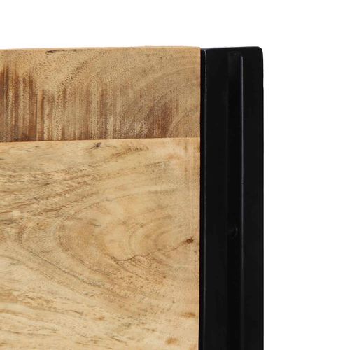 Zagłówek 140 cm Drewno lite Mango i żelazo na Arena.pl