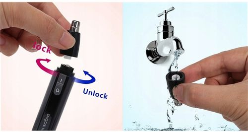 TRYMER DO NOSA UCHA USZU DEPILATOR WŁOSÓW - CE na Arena.pl