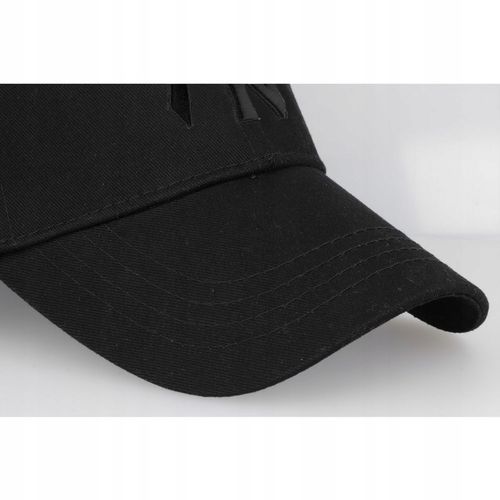 Czapka z daszkiem bejsbolówka męska damska czarna na Arena.pl