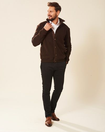 Sweter męski bawełniany brązowy Deville Rozmiar - XL na Arena.pl