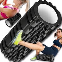 DUŻY WAŁEK DO MASAŻU PLECÓW NÓG MASAŻER ROLER 45CM RELAKSACYJNY KOJĄCY