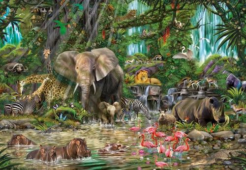 Educa Puzzle Afrykańska Dżungla 2000 el. na Arena.pl