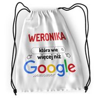 Plecak Dla Weroniki Szkolny Worek Torba Z Nadrukiem Ze Zdjęciem