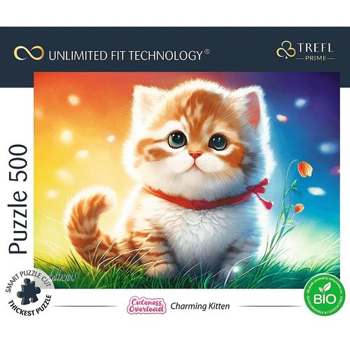 Puzzle 500 Elementów Uroczy Kotek Uft na Arena.pl