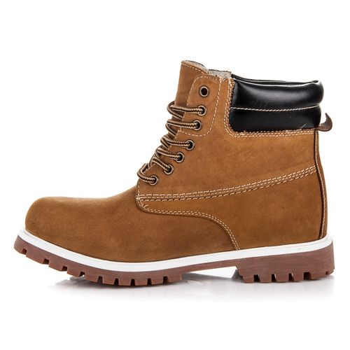 Skórzane traperki r.39 na Arena.pl