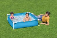 ogrodowy basen stelażowy dla dzieci 2+ bestway kwadrat 122x122x30,5cm