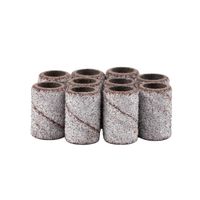 Kapturki nakładki ścierne cylinder 6mm gradacja 80 AlleMed białe 10 szt