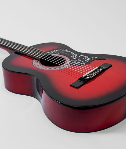 Gitara klasyczna 3/4 7/8 Vintage Czerwona od 12 lat dla dzieci i dorosłych na Arena.pl