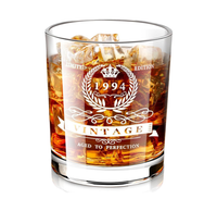 Szklanka do Whisky na 31 Urodziny w Drewnianym Pudełku 340 ml