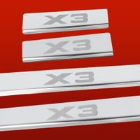 Listwa progowa BMW X3 E83 Stal nierdzewna 304 połysk 4szt