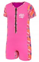 Krótki kombinezon pływacki na basen dla dzieci 7/8 lat Aqua Speed