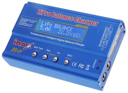 Ładowarka Imax B6 80W 6A + adaptery i sensor temp. na Arena.pl