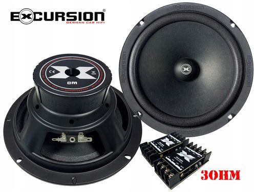 Głośniki Excursion 20cm 300W 2 drożne zwrotnice na Arena.pl