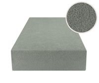 Prześcieradło Z Gumką 120X200 Frotte Ciemno Szare