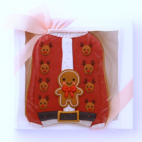 CIASTKO LUKROWANE SWETEREK MIKOŁAJA NO9 BOŻE NARODZENIE RĘCZNIE ROBIONE na Arena.pl