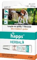 HAPPS krople na pchły i kleszcze dla małych psów