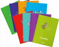 8x Zeszyty tematyczne ze ściągą A5 60 kartek przedmiotowe HERLITZ do szkoły