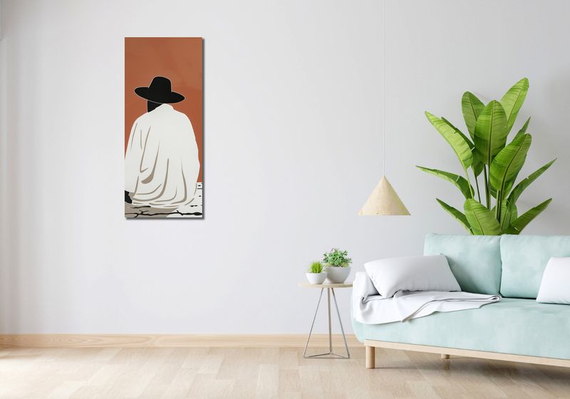 Obraz 40x100cm Rozmyślania w Oddali zdjęcie 2
