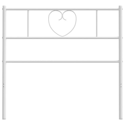 Metalowe wezgłowie, białe, 90 cm na Arena.pl