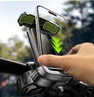 Uchwyt motocyklowy na telefon i na kierownicę roweru czarny LISEN