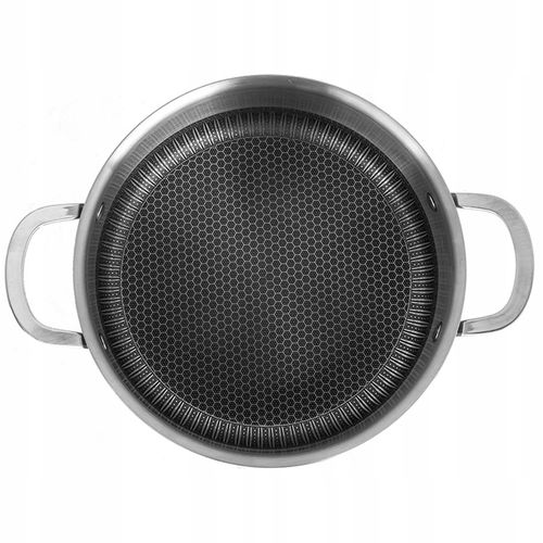 GARNEK POWŁOKA NON STICK STRUKTURA PLASTRA MIODU HEXAGONAL HYBRID 4,3L 24CM na Arena.pl