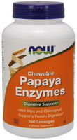 NOW FOODS Enzym Papaina 2000 USP - Papaya Enzymes (360 tabl.)