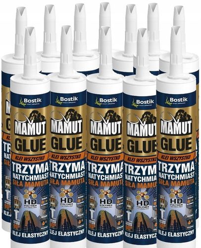 MAMUT GLUE KLEJ UNIWERSALNY MONTAŻOWY BIAŁY 290 ml BOSTIK na Arena.pl