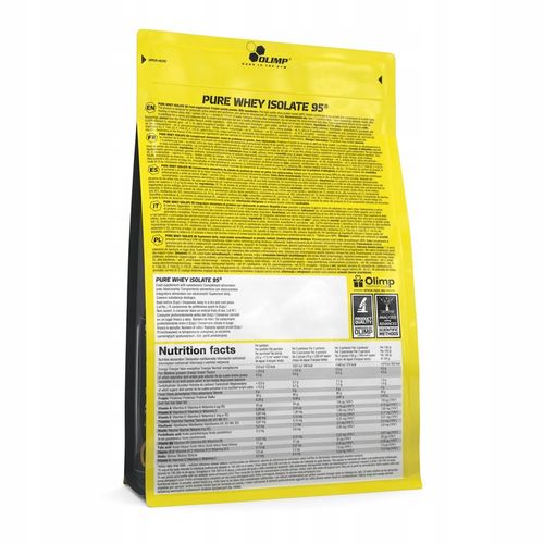 OLIMP PURE WHEY ISOLATE 95 600g ODŻYWKA BIAŁKOWA IZOLAT BIAŁKA WHEY WPC na Arena.pl