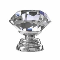 Gałka meblowa crystal GKS002, fi 30mm