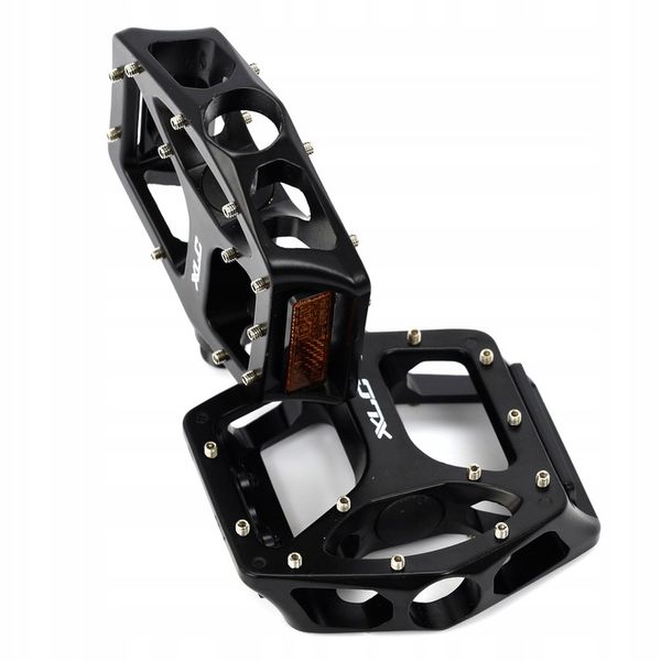 Pedały platformowe aluminiowe XLC PD-M10, czarne zdjęcie 4
