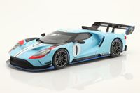 GT SPIRIT - FORD GT 2017 White w/red Stripes 1:18