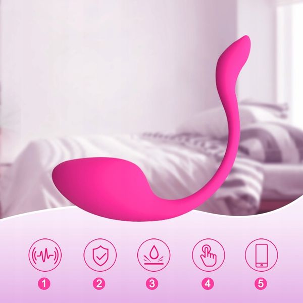 Wibrator sterowany aplikacją wibrujące jajko APP zdjęcie 10