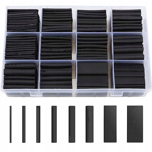 Rurka termokurczliwa 625szt zestaw rurek KONEKTORY Zestaw Węży na Arena.pl