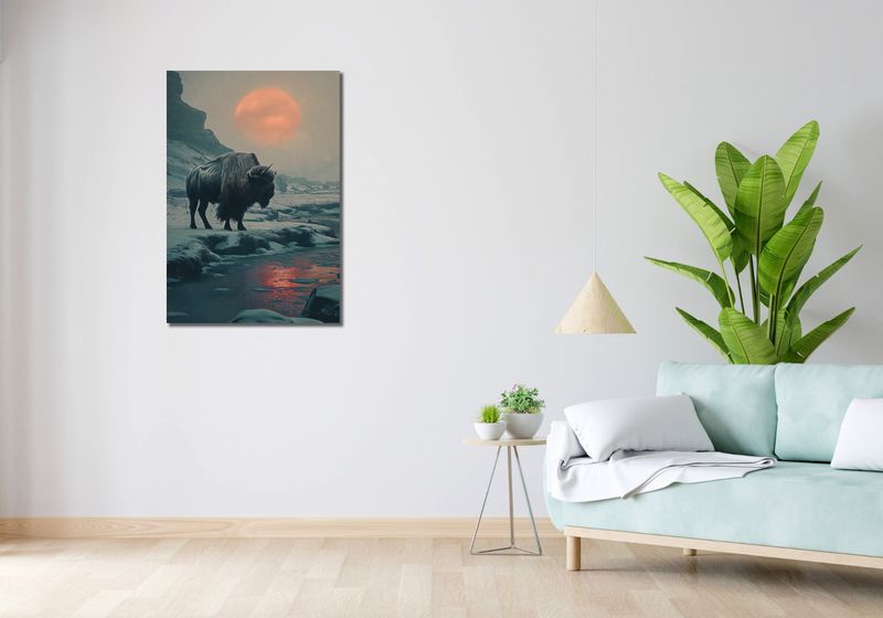 Obraz 60x90cm Żubrowy Monolit zdjęcie 2
