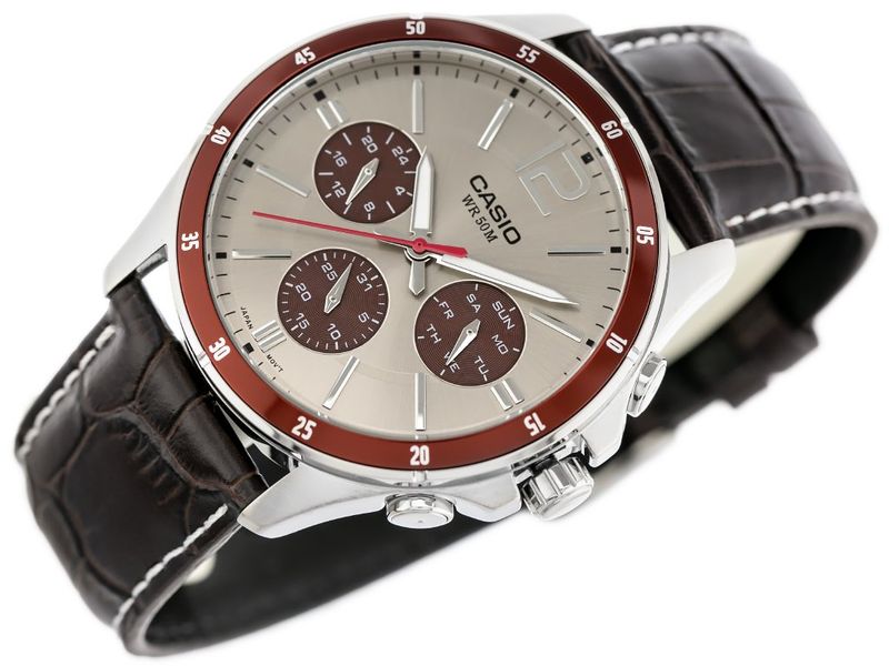 ZEGAREK MĘSKI CASIO MTP-1374L 7A1V (zd064c) + BOX zdjęcie 2