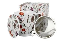 KUBEK Z ZAPARZACZEM POKRYWKĄ DUO FLOWER MEADOW KWIATY  510 ML