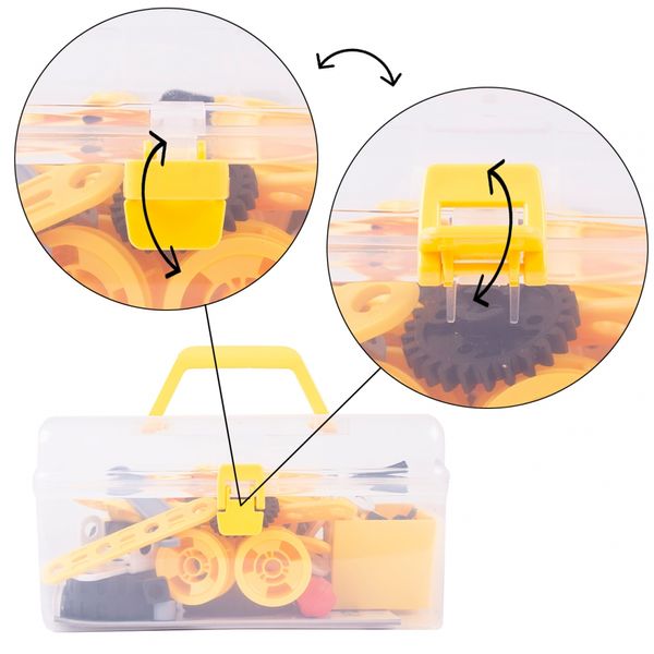 Klocki KONSTRUKCYJNE Pojazdy Mega Konstruktor 8w1 100 elementów zdjęcie 3