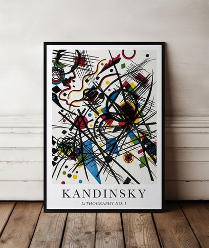 Plakat cyfrowy do wydruku kandinsky na Arena.pl