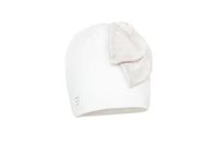 Pupill Ellie czapka dla dziewczynki na wiosnę chrzest biała 44-46